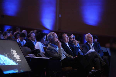 Attendees listening to the keynote speakers at GGCS 2017